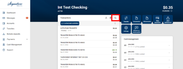 View and Download Transaction Information 3